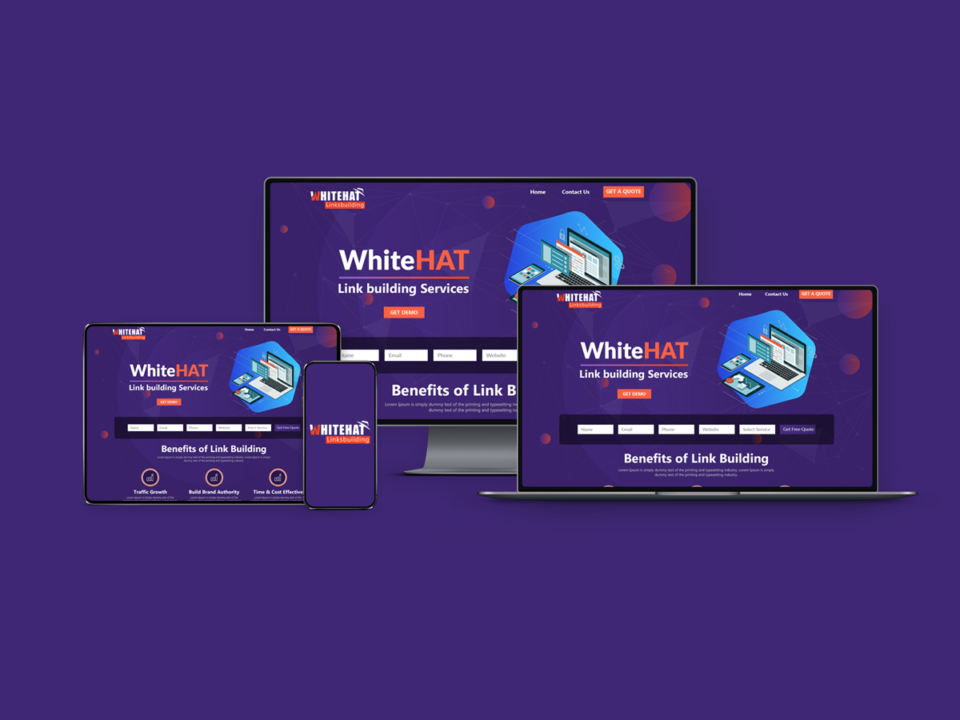 White Hat SEO Responsive Web Design Portfolio