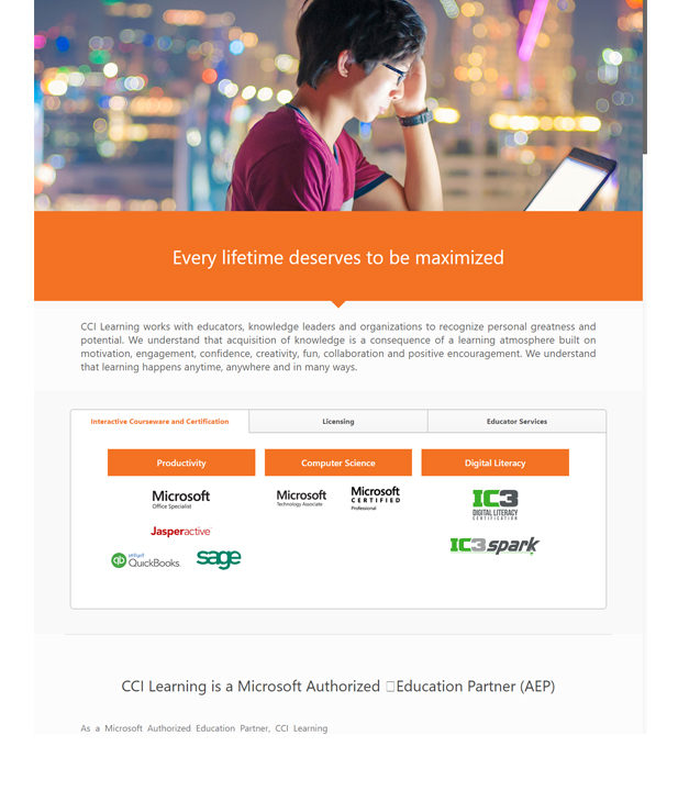 CCI Learning Portfolio